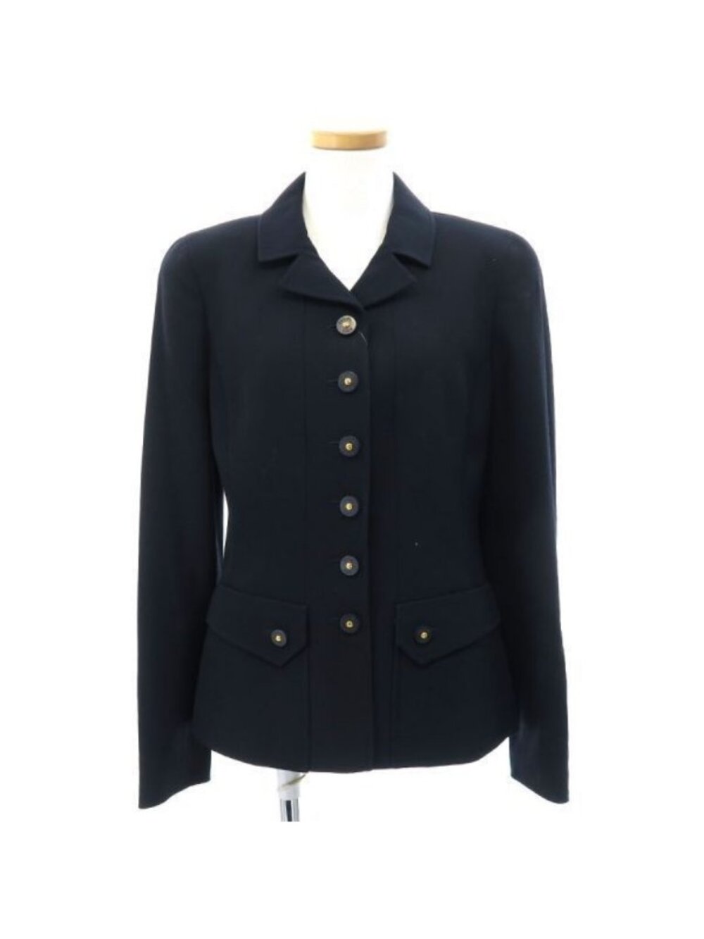 Chanel Jacket Silk Wool